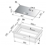 V-Zug Cooktop V6000 I906 90厘米 嵌入式電磁爐